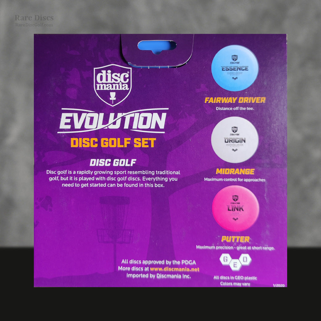 Discmania Evolution Neo Disc Golf Starter Set Rare Discs Canada beginner frolf start here