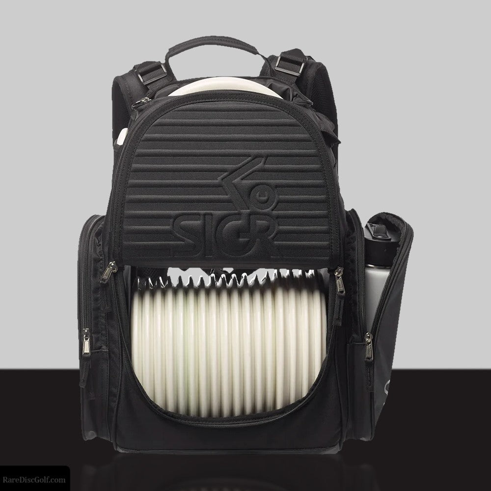 sigr balder premium disc golf backpack open shot rare discs canada