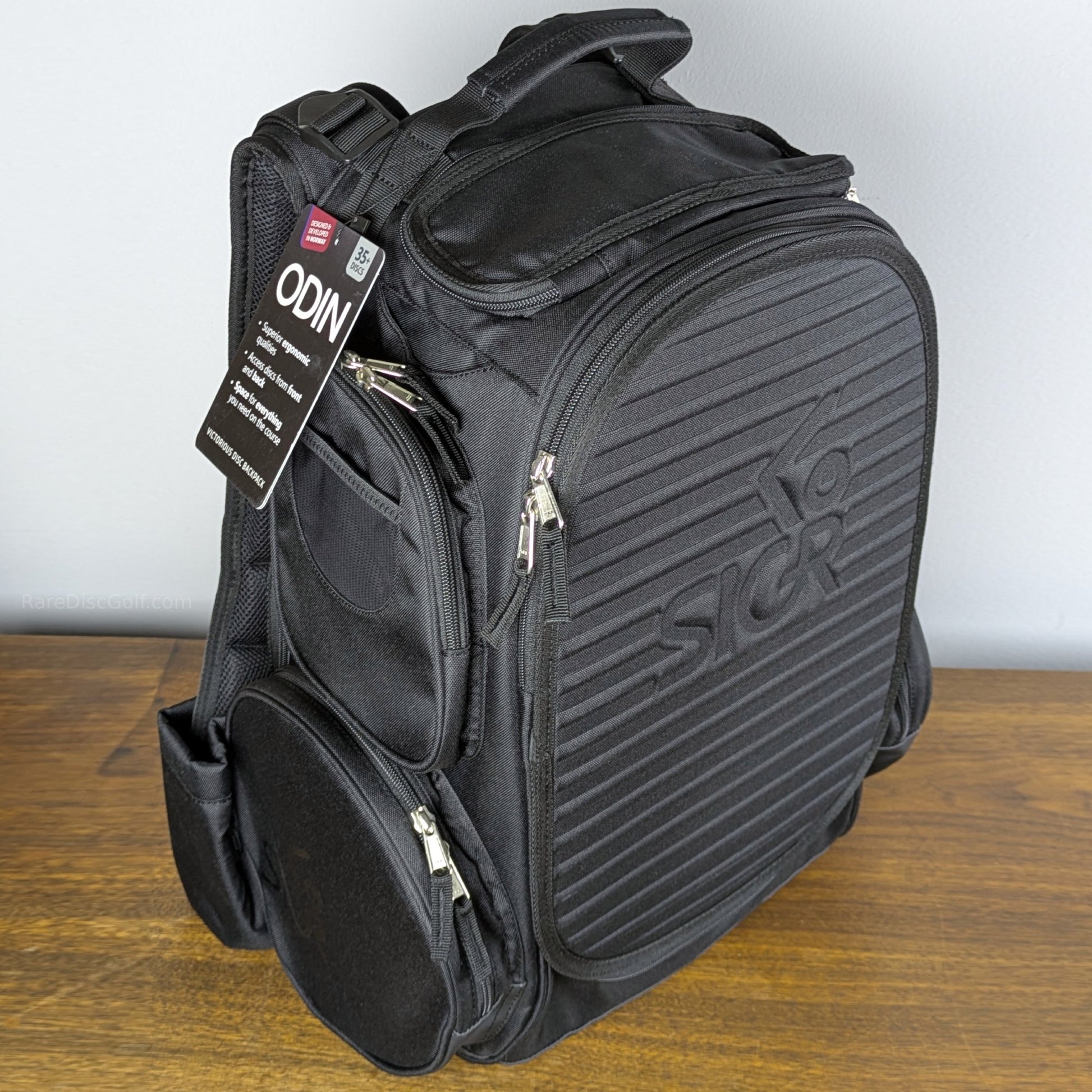 Sigr Odin Extra Large Disc Golf Backpack Bag Black Rare Discs Canada - Top