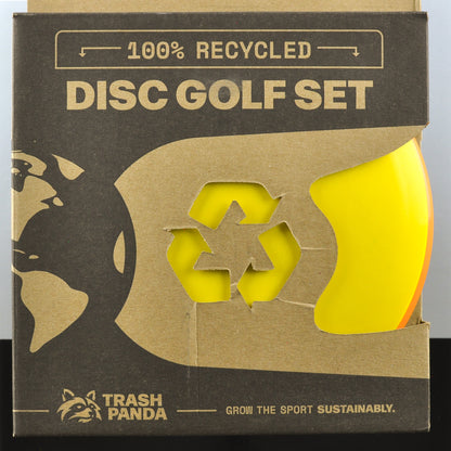 Trash Panda Premium Recycled Disc Golf Starter Set for Beginners