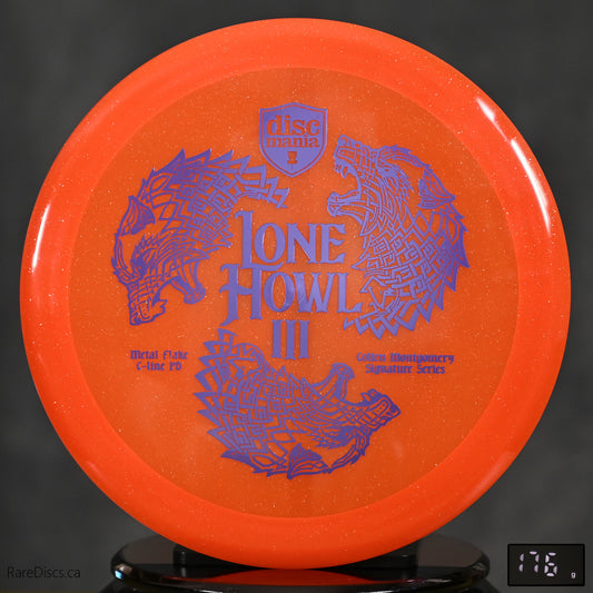 Discmania Lone Howl 3 PD metal flake c-blend disc golf driver wolf stamp Rare Discs Canada