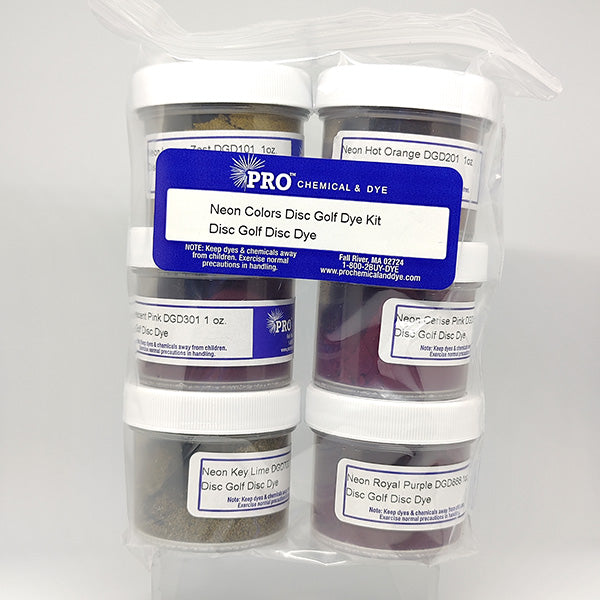 Color Code Discs With Ultraviolet Pro Chemical and Dye - Neon Color UV Disc Dyeing Kit – Rare Discs ...
